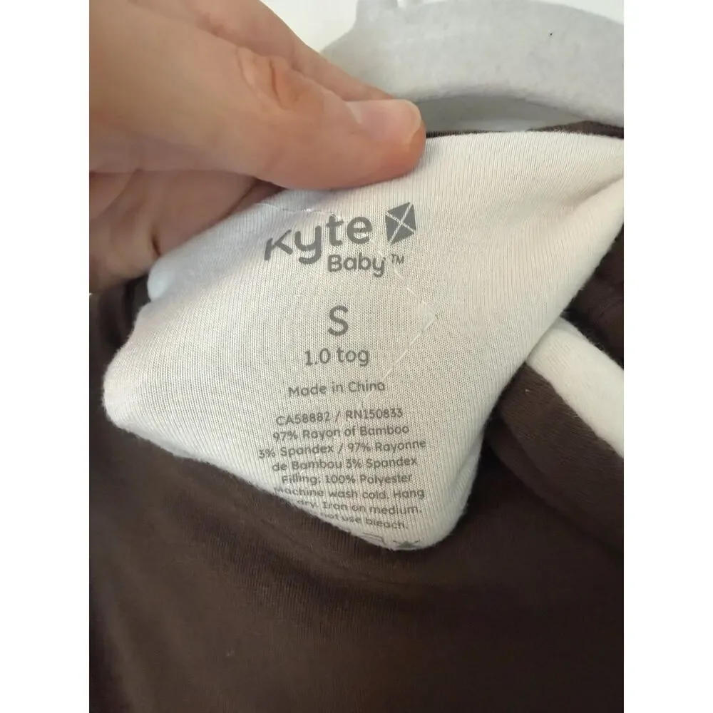 Kyte Baby Brown Sleep sack Bamboo Sz Small Wearable Blanket EUC